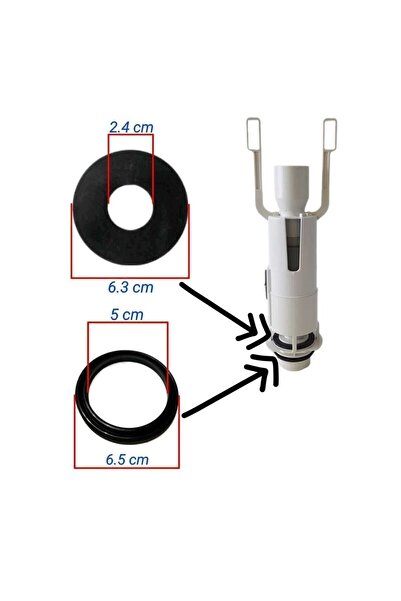 SİAMP Gömme Rezervuar İç Takım Boşaltma Grubu Conta Seti