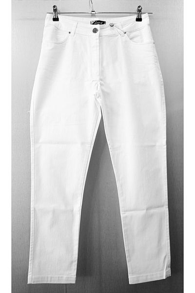 SGS Le Viva Plus Size White Color Trousers