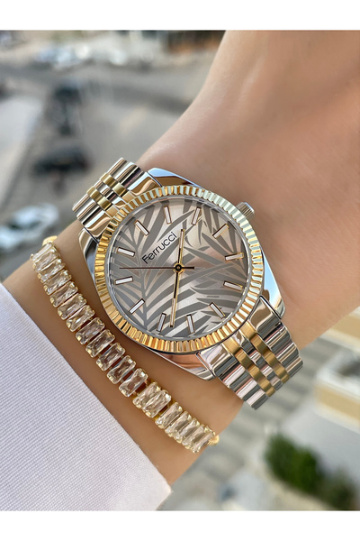 Ferrucci Kadın Kol Saati Ve Hediye Bileklik