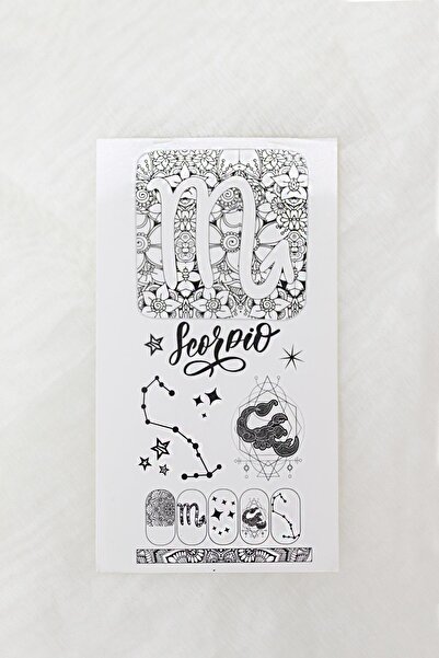 New Obsessions Akrep Burcu El - Tırnak Dövmesi