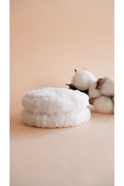Kyphi Natural Washable Makeup Removal Cotton 2 Pieces