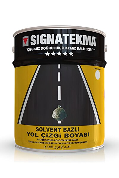 Signatekma Aytrafik Yol Çizgi Boyası Sarı 25 Kg