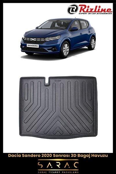 Rizline Dacia Sandero 2024 Model 3d Bagaj Havuzu