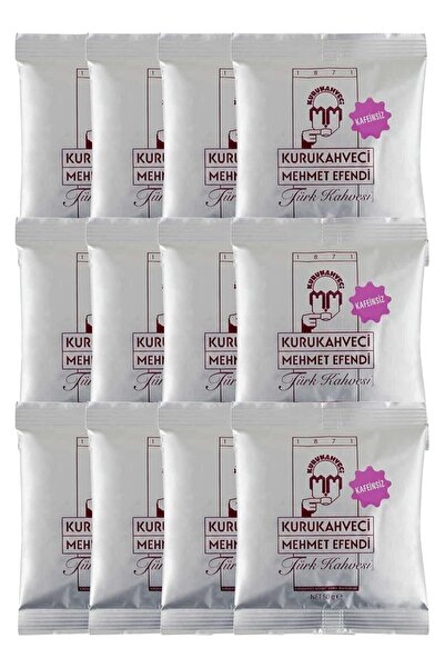 Mehmet Efendi قهوة تركية خالية من الكافيين 50 جرام عبوة فويل × 12 قطعة8690627...