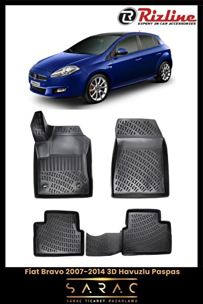 Rizline Fiat Bravo 2008 Model 3d Havuzlu Paspas