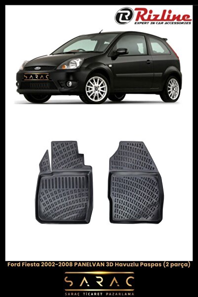 Rizline Ford Fiesta 3 Kapı Van 2006 Model 3d Havuzlu Paspas