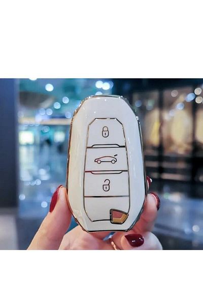 GMA KEYS Pentru Opel Combo Crossland X Grandland X Mokka Corsa F Nano Husa cheie fără sustă Culoare aur alb aur