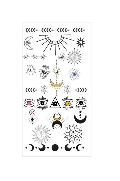 Flash Tattoos® Medusa Tırnak Dövmesi