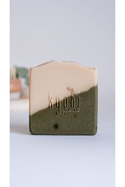 Kyphi Natural صابون طبيعي "Green Dance" بزيت الأرز والباتشولي العطري - صناعة يدوية 100%
