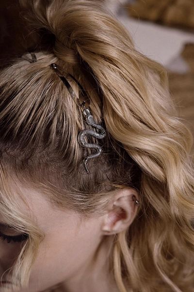 New Obsessions Σετ αγκράφες Snake Dangle 2 τεμ