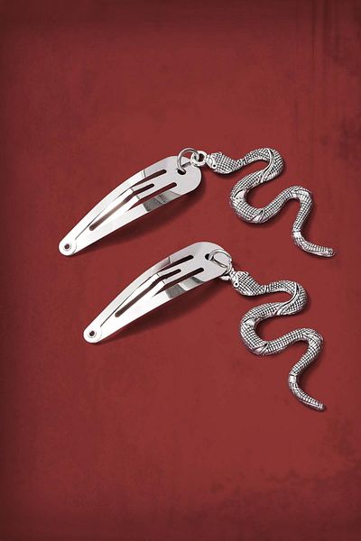 New Obsessions Σετ αγκράφες Snake Dangle 2 τεμ
