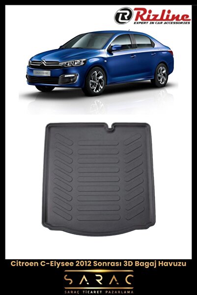 Rizline Citroen C-elysee 2015 Model 3d Bagaj Havuzu