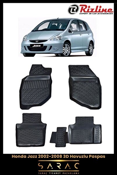 Rizline Honda Jazz 2005 Model 3d Havuzlu Paspas