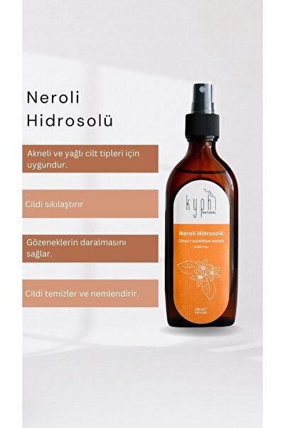 Kyphi Natural Neroli Hydrosol (Citrus X Aurantium Amara) 100% Pure Neroli Pla...