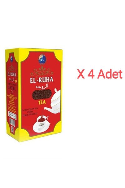 ALPSAN CUP AMBALAJ EL-RUHA 800 Gr Dökme Çay El Ruha 800 Gr 4 Adet