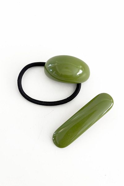 New Obsessions Oil Green Cape Town Acrylic Trend Buckle Set