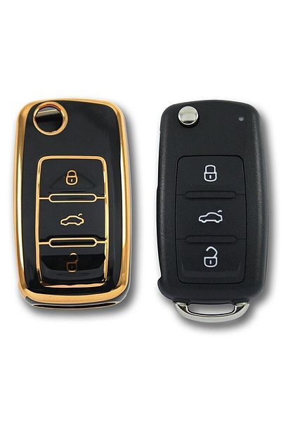 GMA KEYS Luxury Vw Tiguan Jetta Golf 5 Golf 6 Scirocco Polo Caddy Transporter Luxury Nano Key Protection Case