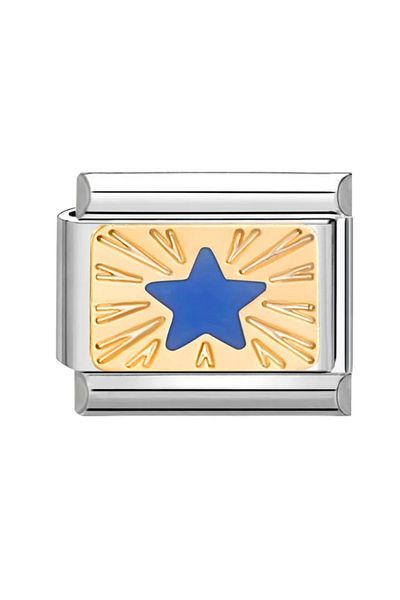 ITALIAN Star Pattern - Astrology and Luck Red Italian Charm
