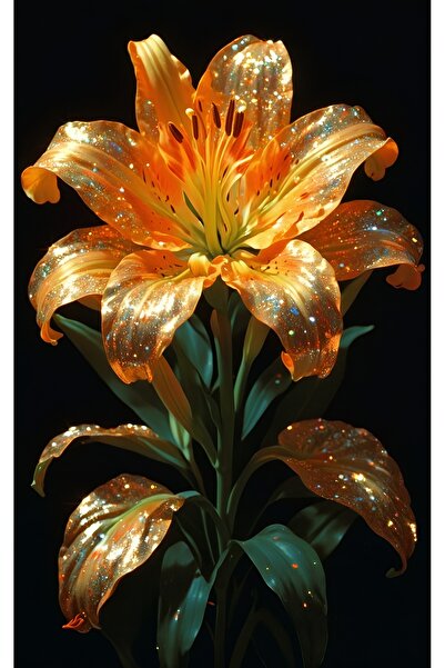 512 STORE ÇİÇEKLER /YAPAY ZEKA TASARIM 8K HD MODERN DEKOR SALON DUVAR POSTER 30X42 ÇERÇEVESİZ