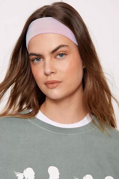 New Obsessions Jersey Hair Band Elastic Combed Sports Headband Yoga Headband