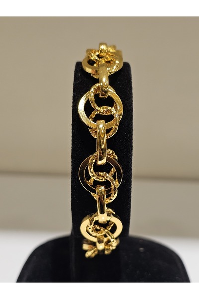 imitasyon dünyası 22 Ayar Altın Kaplama Hollow Bileklik A Kalite