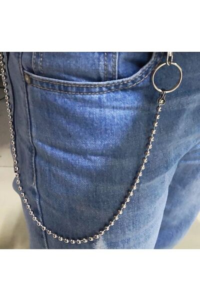 Nishstyle Unisex Aksesuar 6 Mm Top Zincirli Pantolon Zinciri