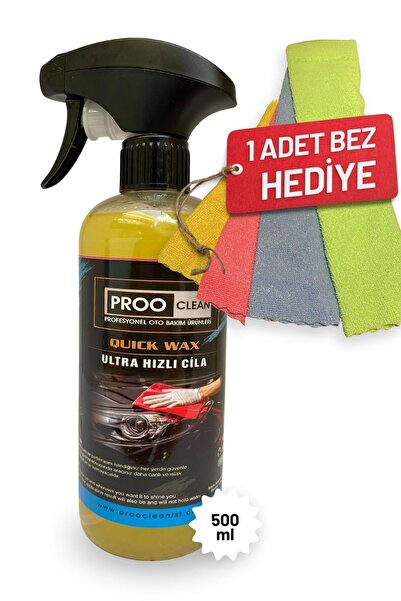 ProClean Ultra Hızlı Cila Seramik Etkili Su Ve Toz Itme Özellikli 500ml Bez Hediyeli
