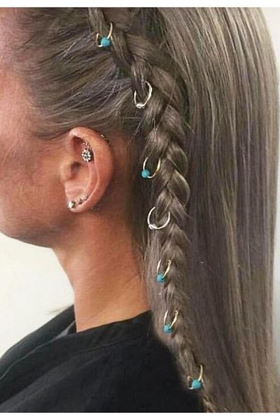 New Obsessions Set of 7 Nostalgic Hair Earrings