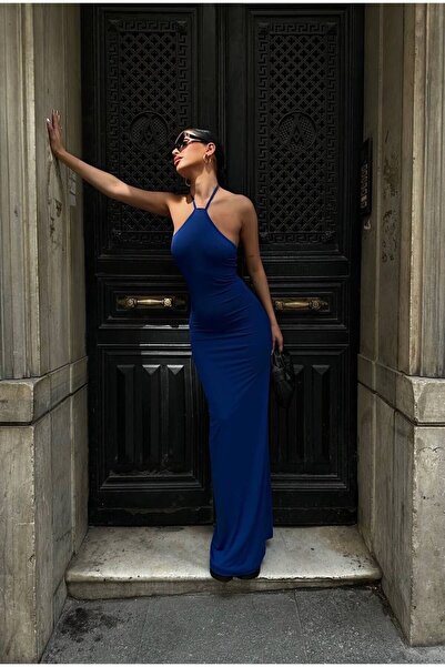 Fiori Sandy Maxi šaty - ohlávka s výstřihem a bez zad