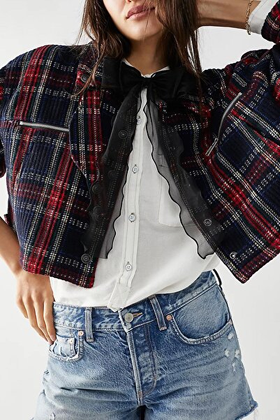 New Obsessions Alice Black Tulle Bow Buckle