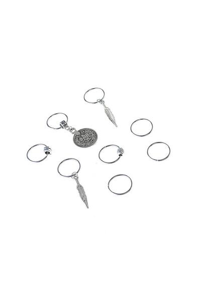 New Obsessions Σκουλαρίκια μαλλιών με μποέμικο σχέδιο