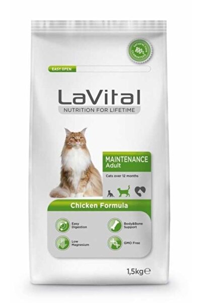 LaVital Maintenance Tavuk Etli Yetişkin Kedi Maması 1,5 kg
