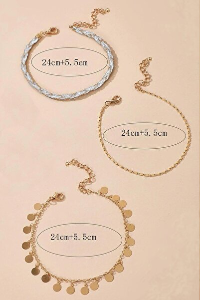 New Obsessions Anklet Set 3 Pieces