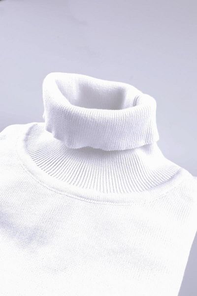 Kadir Büyükkaya Slim Fit Cut Modern Men's Cotton Full Turtleneck Knitwear Sweater-Kav6400W