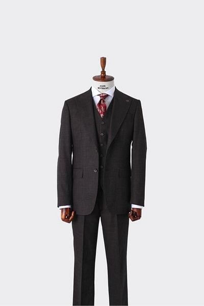 Kadir Büyükkaya Modern Slim Fit Vest Suit-Kaw1009S