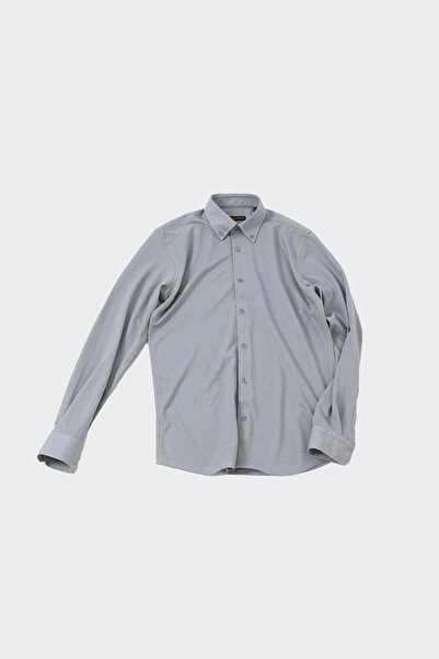 Kadir Büyükkaya Modern Çizgili Tasarım Slim Fit Pamuklu Erkek Gömlek-kat4999s