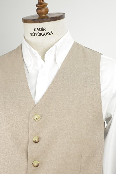 Kadir Büyükkaya Modern Ve Şık Slim Fit Viskon Erkek Yelek-kav1600w