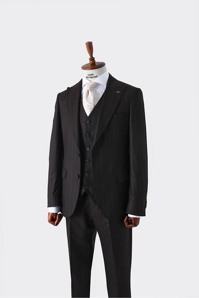Kadir Büyükkaya Men's Slim Fit Viscose Suit - with Vest and Comfortable - Kaw1024S