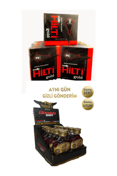 polen marketing GOLDLOVE Hilti Kapsul 24 Paket 2'li ve 48 Hours Shot