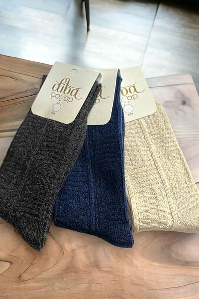 Nitesheys 3 Pieces Natural Wool Winter Thick Socks