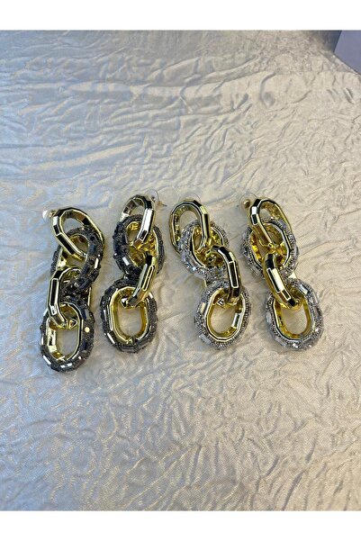 Silay Steel Stone Chain Lightweight Earrings