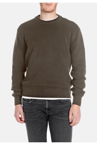 Replay Pullover Strickpullover R-Ausschnitt
