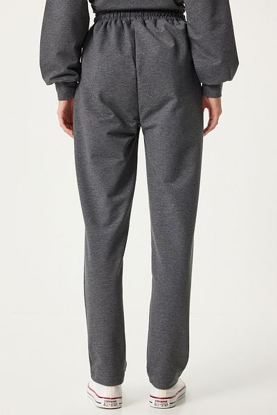 Happiness İstanbul AnthracitE Polo Collar WomEn's Tracksuit SEt - FN03295
