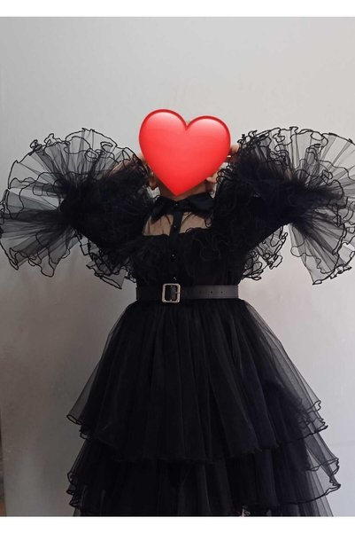 Girl Wednesday Model Sleeveless Dress&Costume