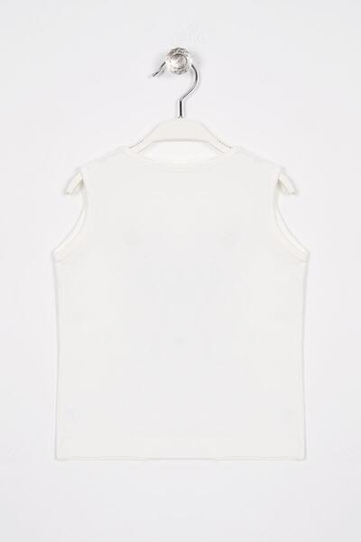 zepkids Boy's T-Shirt - Fishing For Trouble Written, Ecru Color