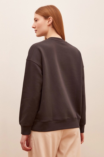 Never more Crew Neck Sweatshirt - Relaxed Fit