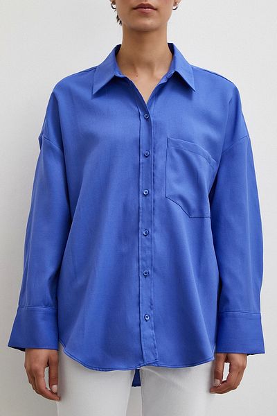 Never more Navy Blue Robe Classic Shirt