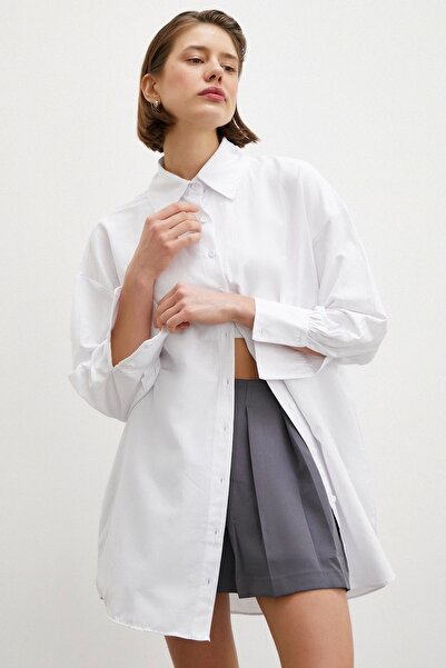 Never more Gömlek Etek Elbise Takım Gri