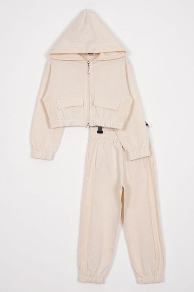zepkids StonE ColorEd StripE DETailEd Girl's TracKsuit SEt