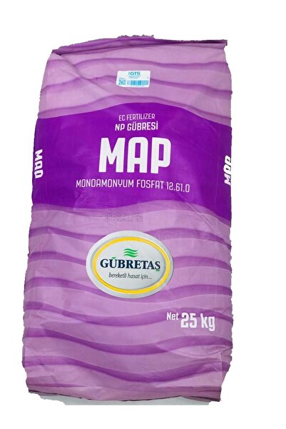 GÜBRETAŞ Map Mono Amonyum Fosfat (25 KG) Ürün Yeni Mor Paket